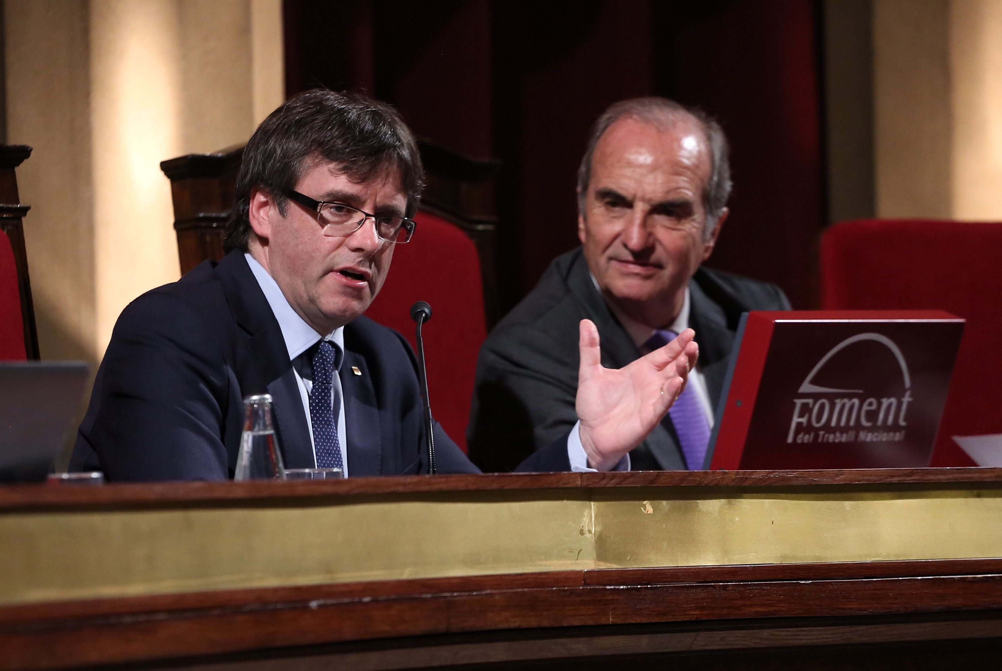 Puigdemont respon a Montellà que "Espanya no sap on va"