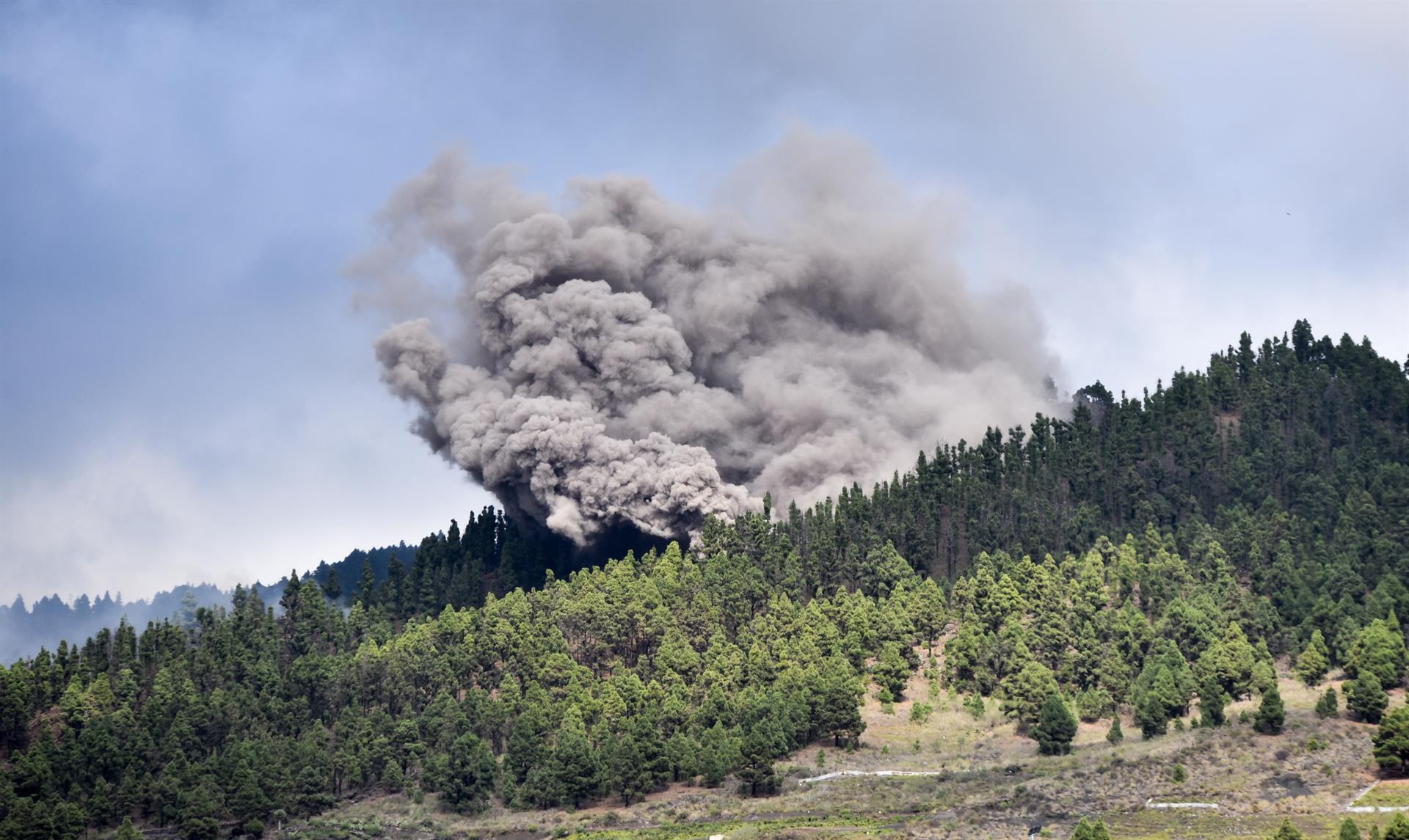 erupción volcánica en la Cumbre Vieja de La Palma / efe