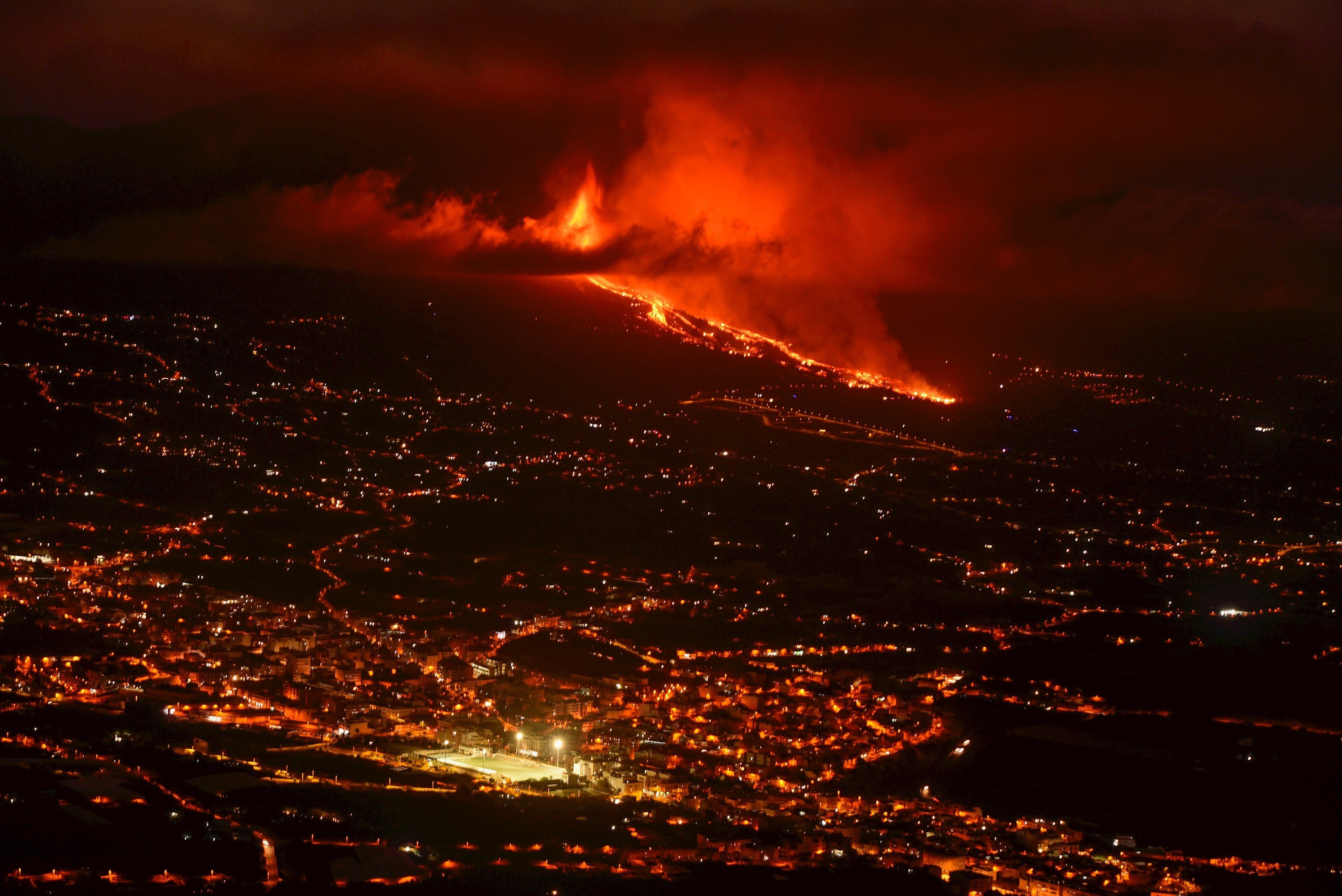 La erupción del volcán de La Palma en imágenes