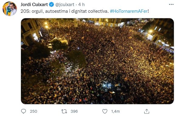 TUIT Jordi Sànchez 20 S