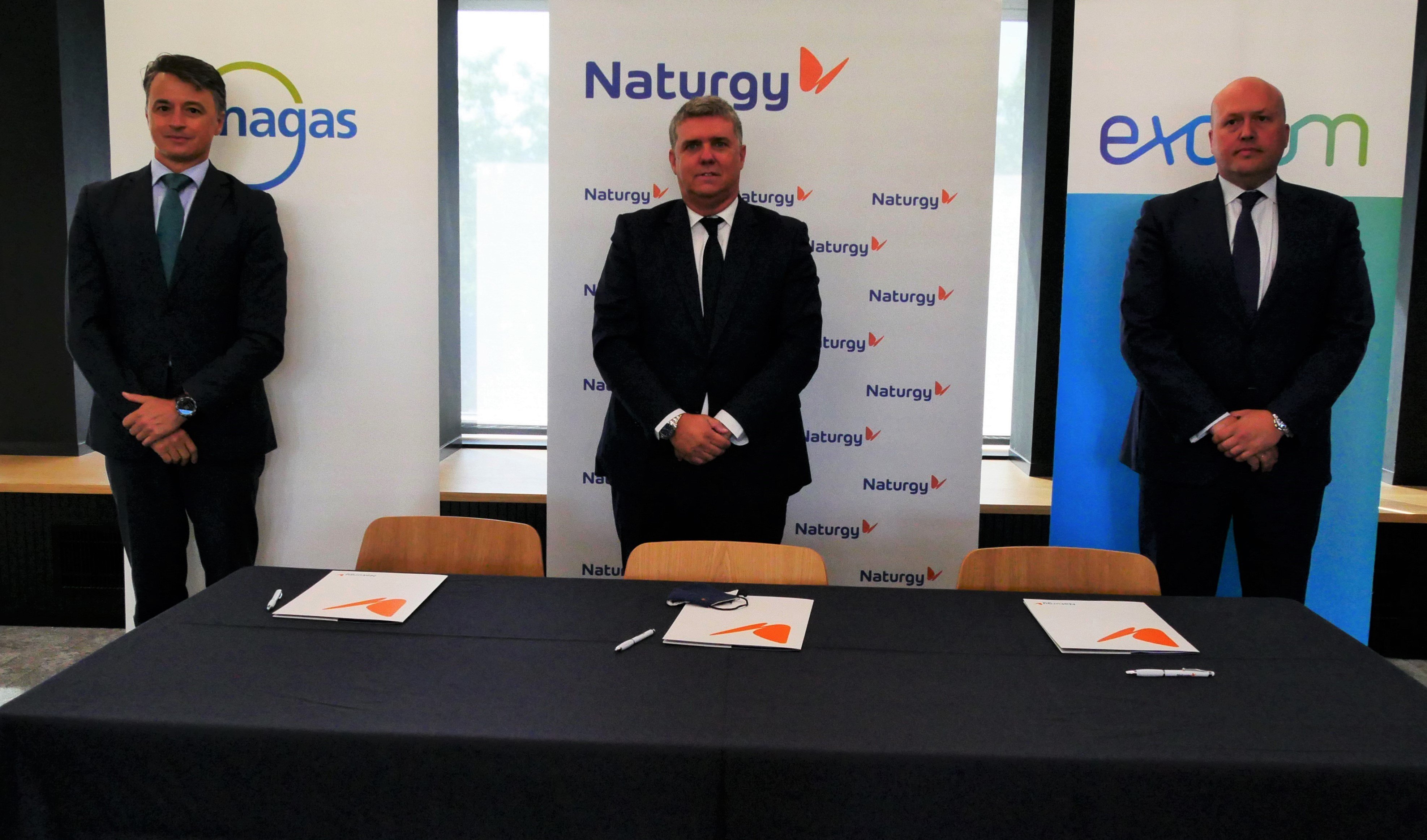 Naturgy, Enagas y Exolum desarrollan la primera gran alianza de hidrógeno verde para el ámbito de la movilidad en España
