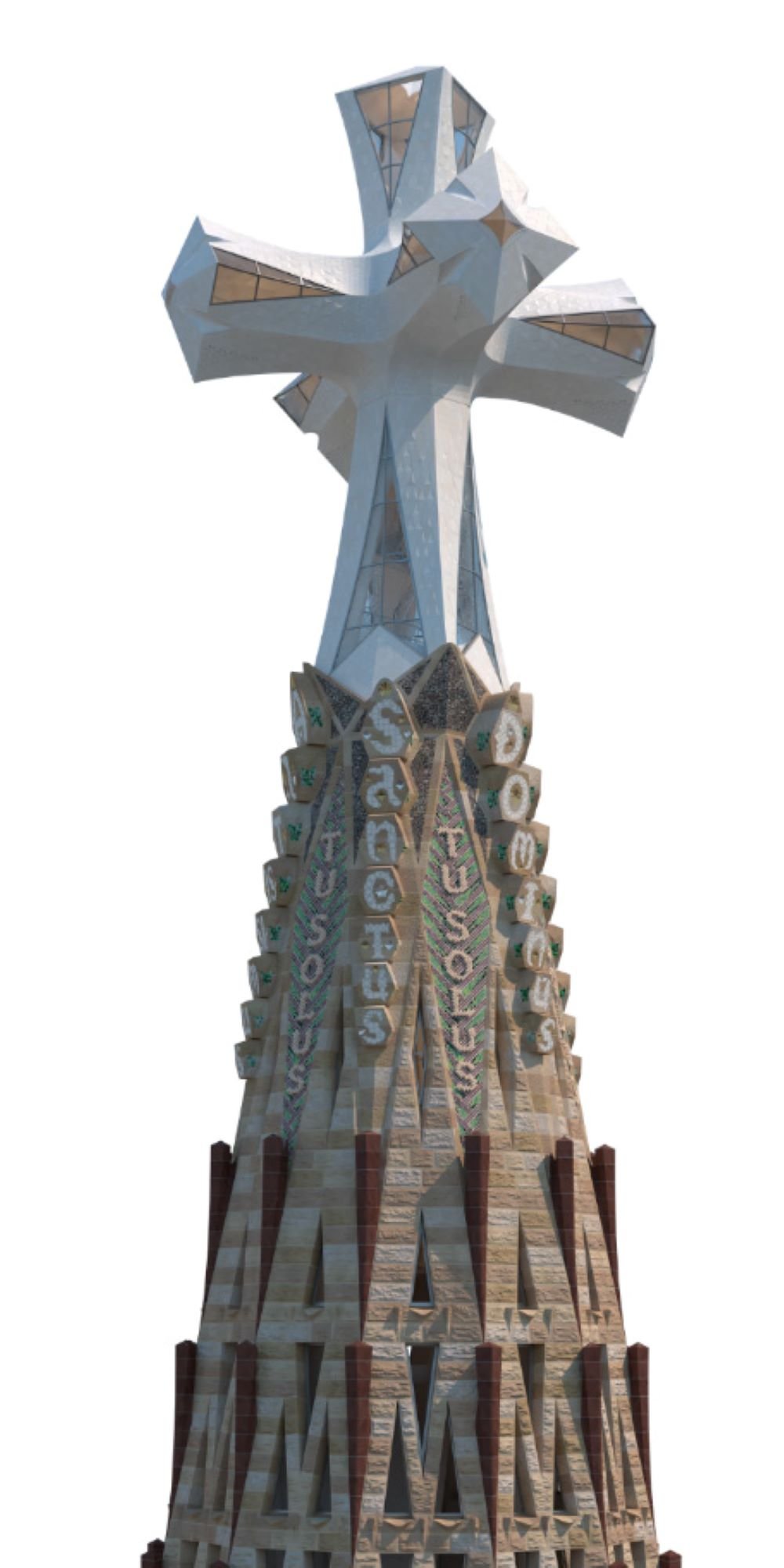 Estas son las 18 torres de la Sagrada Familia de Barcelona (las hechas y las pendientes)