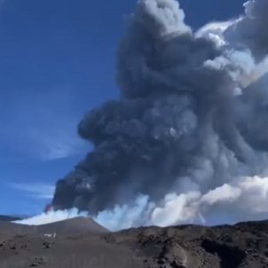 volcán etna erupción