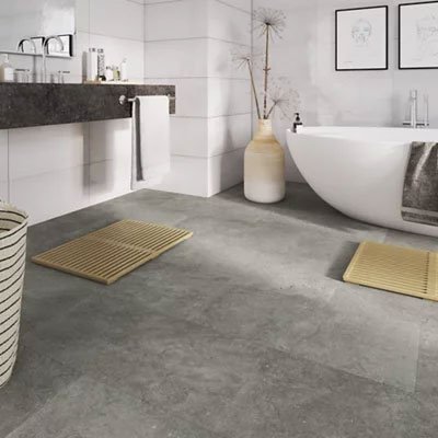 Suelos vinílicos de Leroy Merlin: la solución barata para renovar los suelos  del baño SIN OBRAS y con un toque de tendencia moderno 'portugués