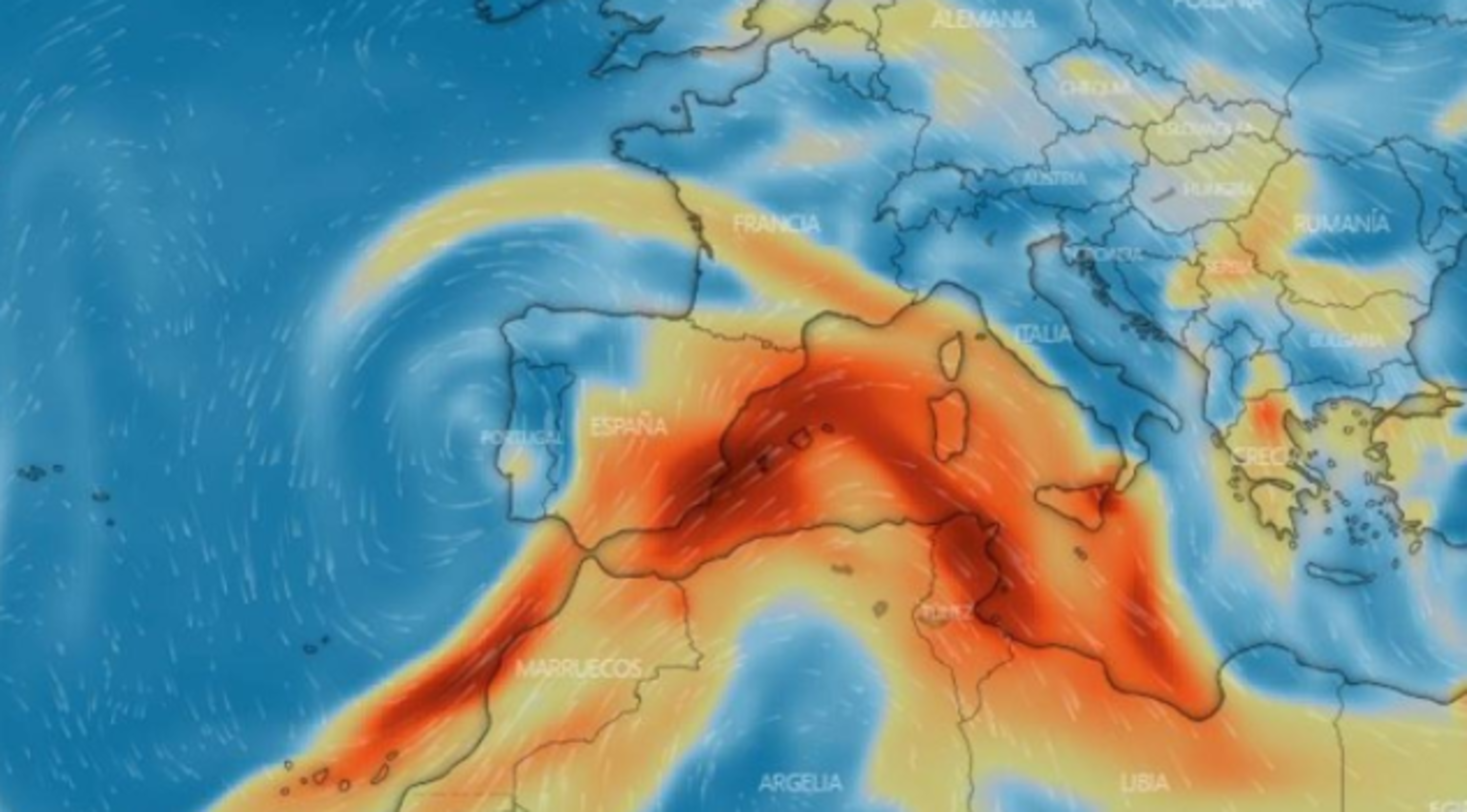La nube tóxica del volcán de La Palma puede llegar a Catalunya el viernes