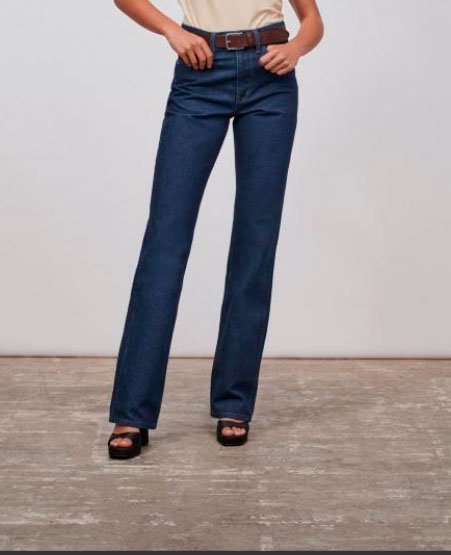 texans|vaquers 'bootcut' de tret|tir mitjà inspirats en els 70