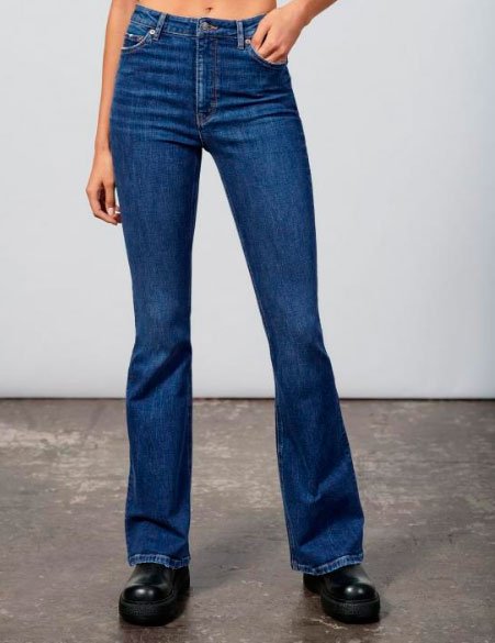 Texans|Vaquers 'bootcut' de silueta 'skinny' i de tret|tir alt