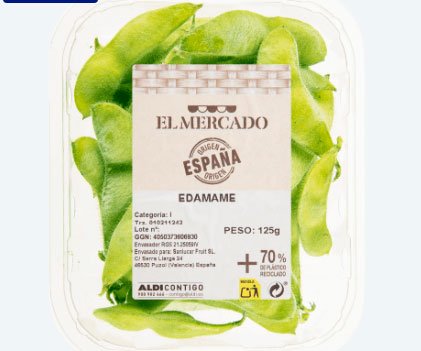 Edamame a la venta en Aldi1