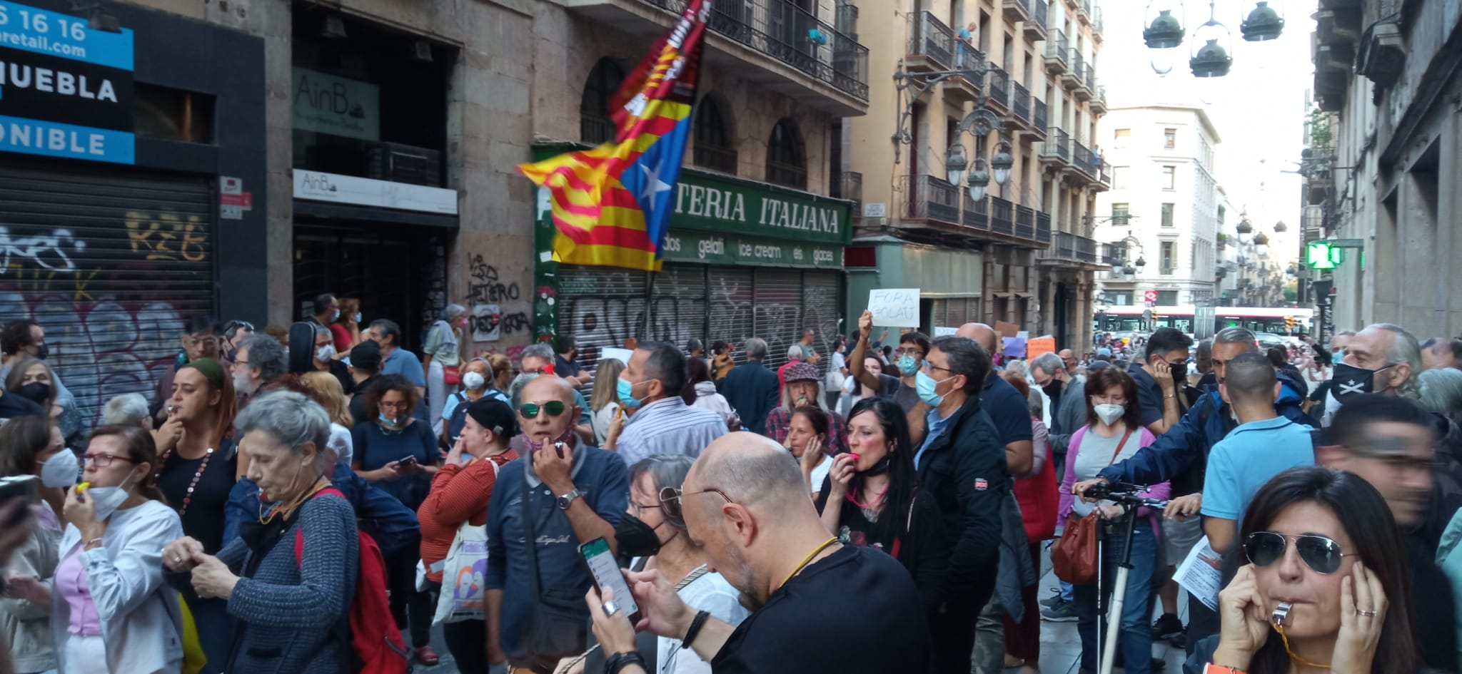 manifestacion pregon la merce estelades 2021 manifestacion pregon la merce estelades 2021