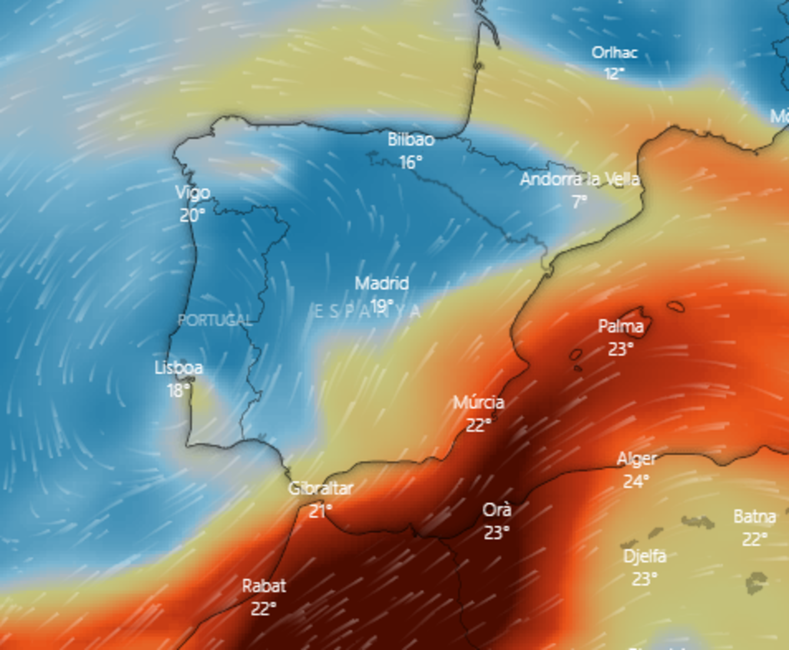 El núvol de sofre del volcà de La Palma arriba al País Valencià