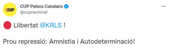 cup reaccion detencion carles puigdemont cup reaccion detencion carles puigdemont