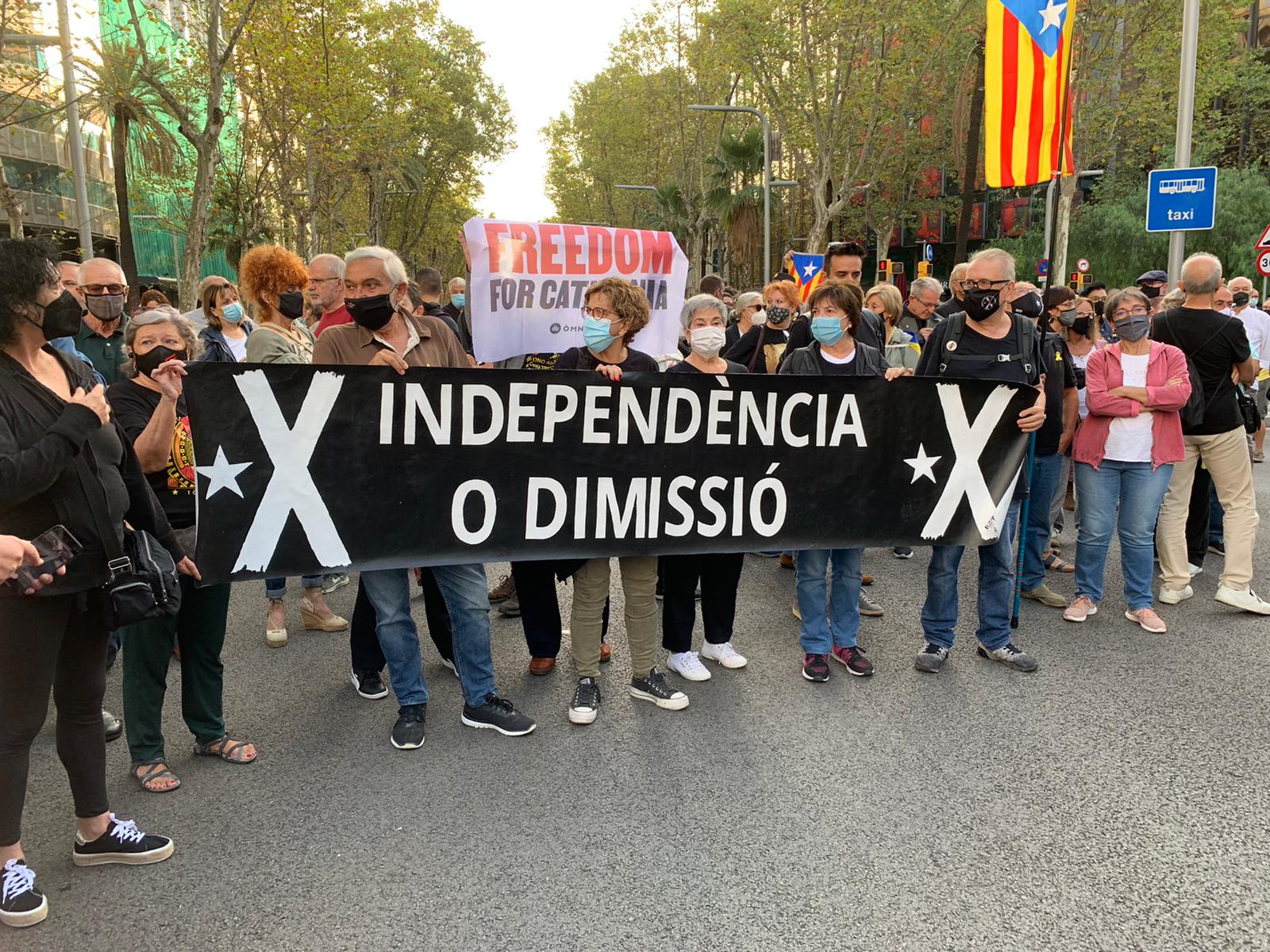 El independentismo suspende agendas y va a la manifestación por Puigdemont