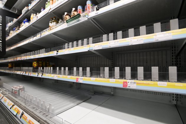 Supermercado vacio Reino Unido Brexit / Efe