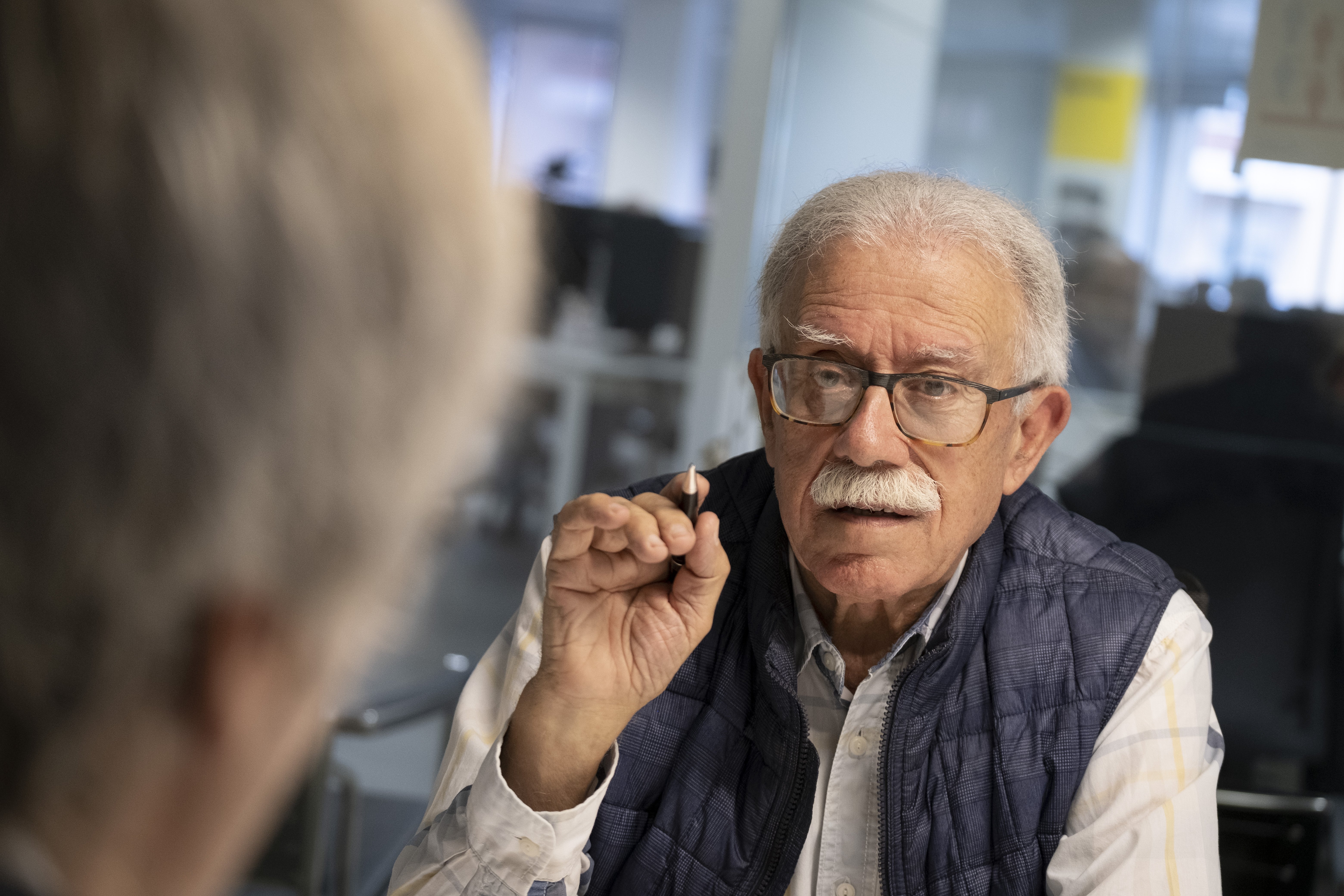 Entrevista Josep Maria Torres i Ribé, profesor del departamento de historia moderna Carlos Baglietto (8)