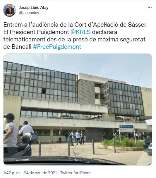 TUIT Alay Puigdemont