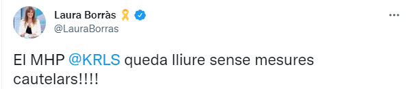 Borràs libre Puigdemont
