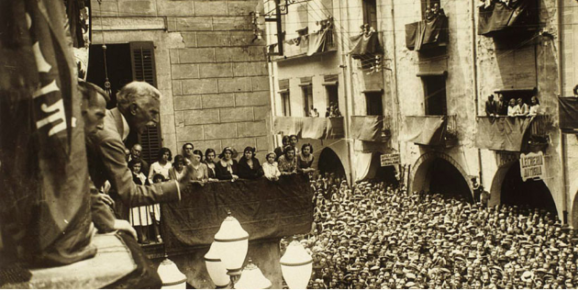 Macià desprès del judici, la condemna i l'exili. Girona, 1931. Font Arxiu ElNacional (1)