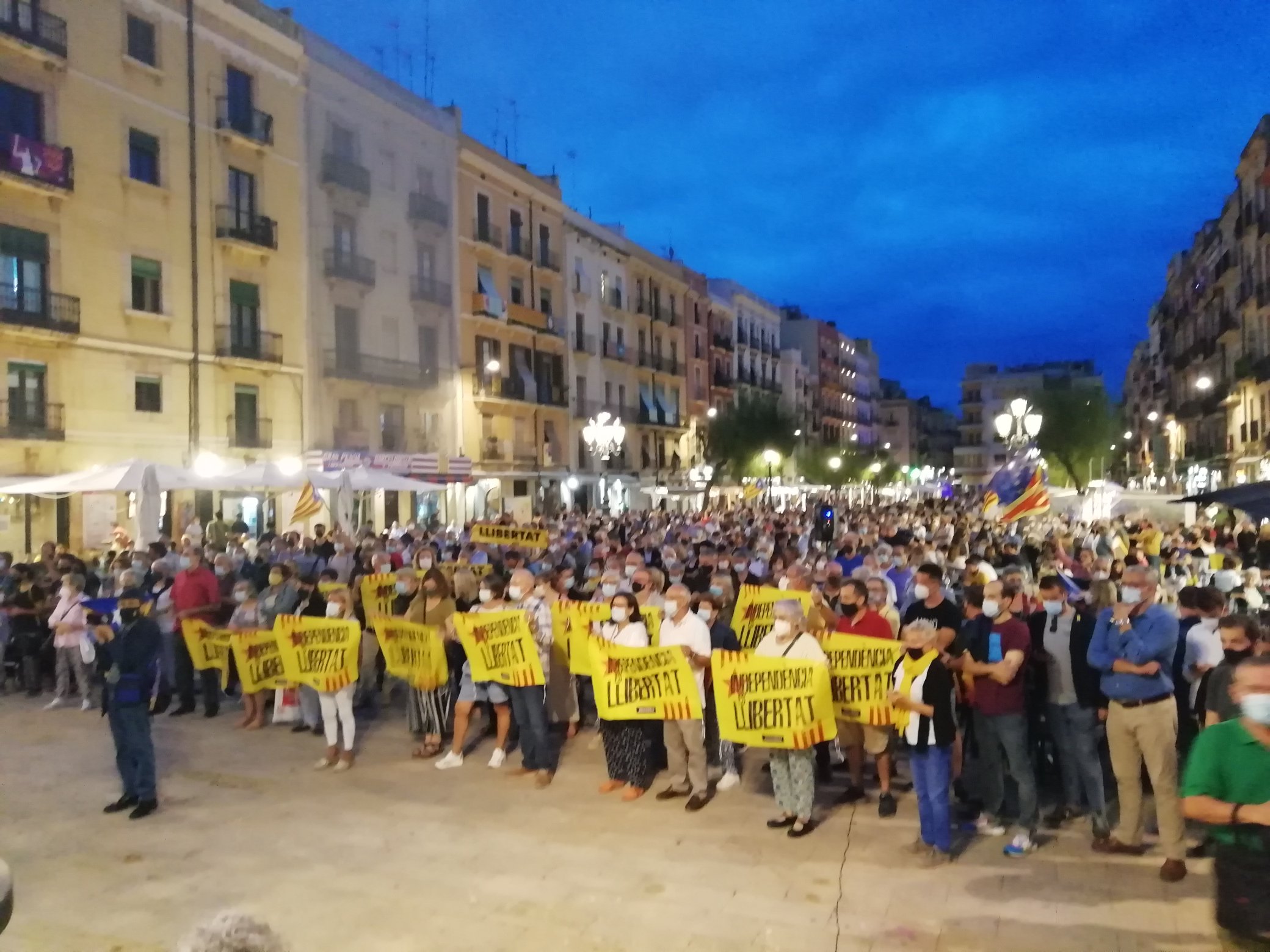 @ANCTarragona mani concentracio puigdemont llibertat preso