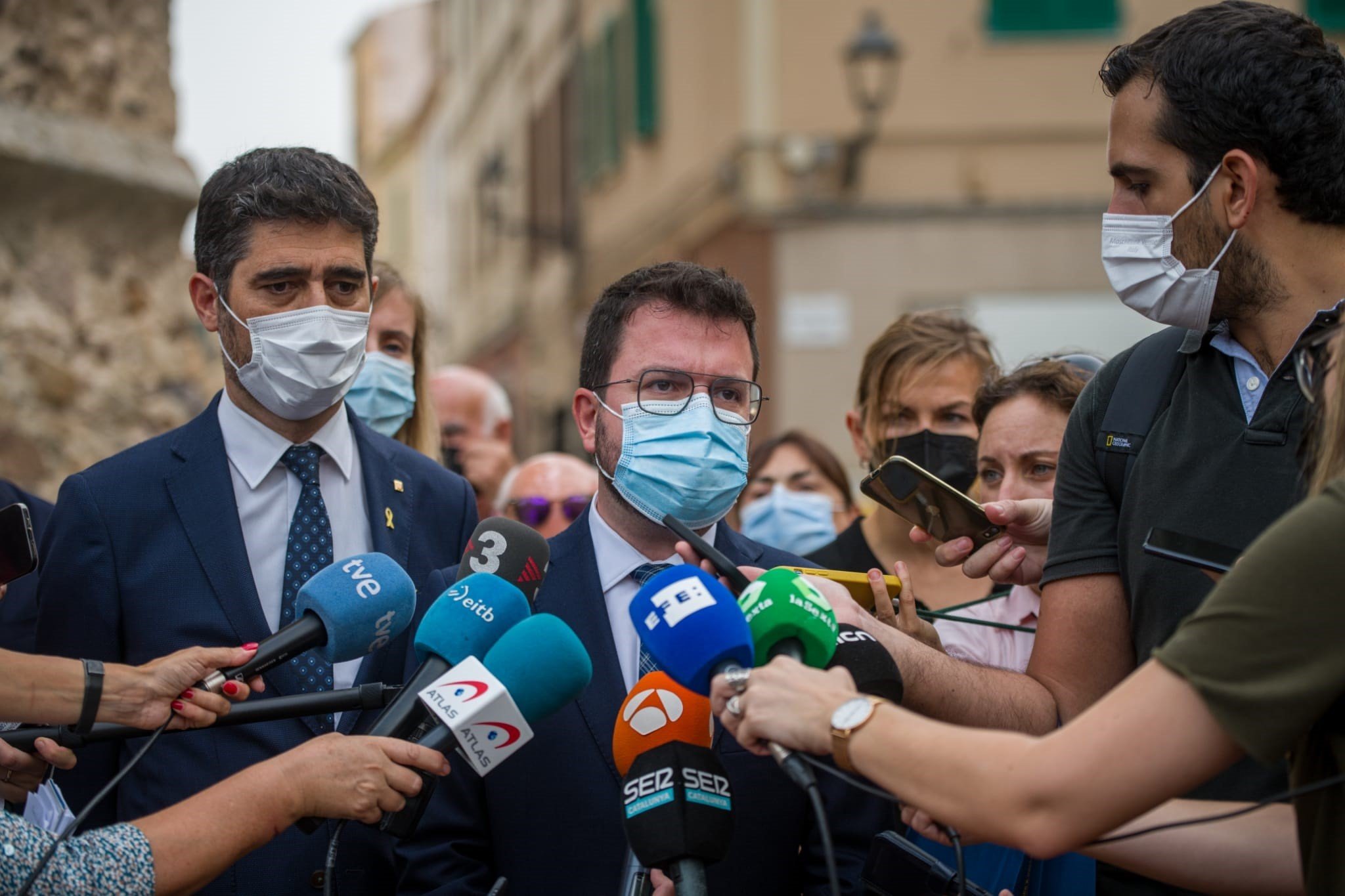 Aragonès apoya a Puigdemont y dice que hacen falta la amnistía y el referéndum