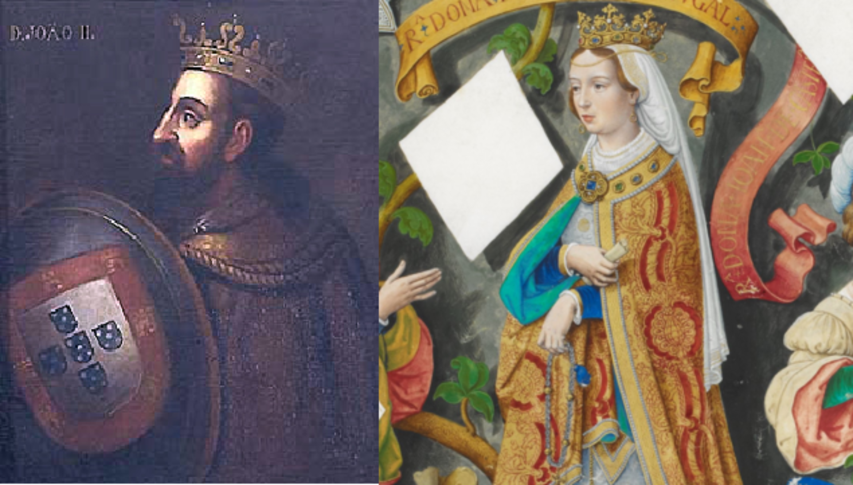 Joan II de Portugal, besnet de Jaume d'Urgell i la seva besàvia paterna Felipa de Lancaster. Font Wikimedia Commons (1)
