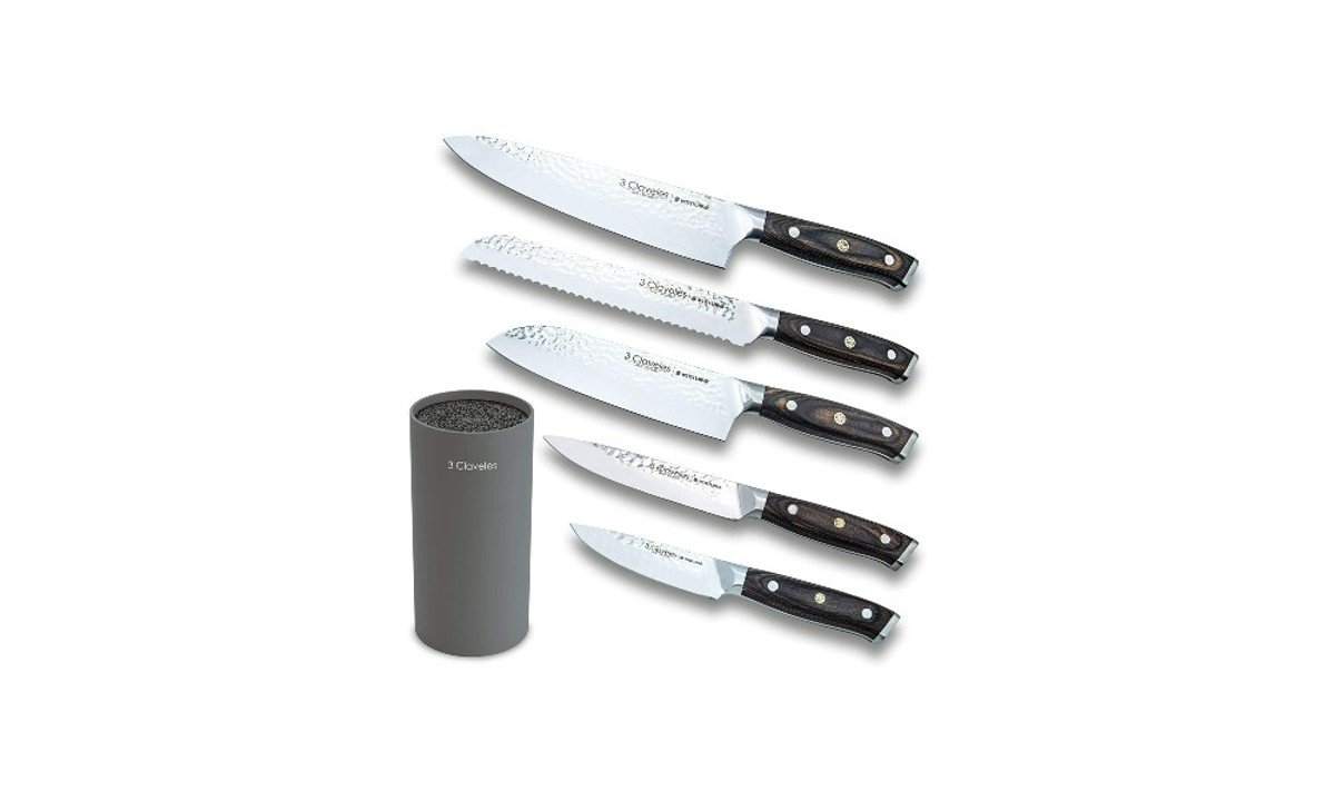 4 3 Claveles Juego de 5 cuchillos de cocina profesionales   Amazon