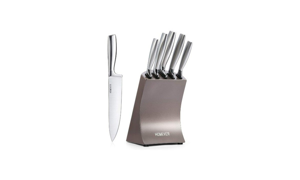 6 HOMEVER Juego de Cuchillos de Cocina Profesional Amazon