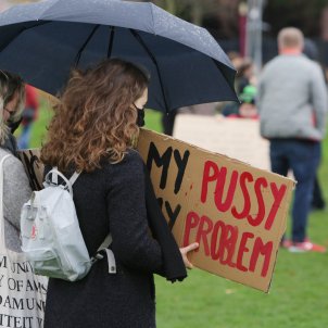 manifestacion aborto cartel chica europa press