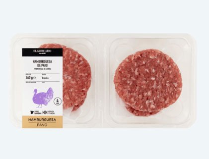 Hamburguesa de gall dindi d'Aldi