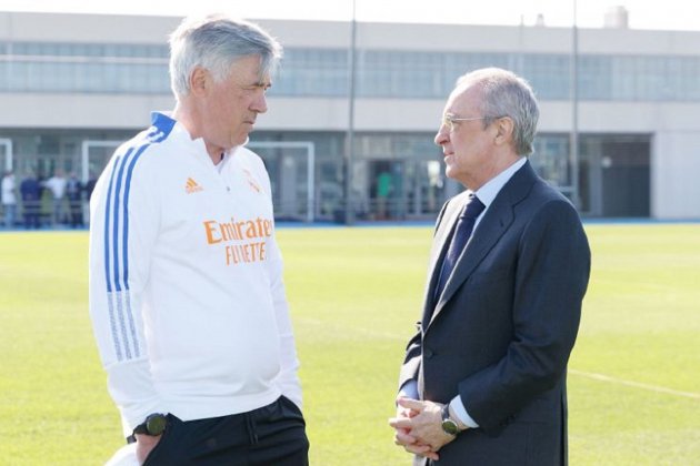 Carlo Ancelotti Florentino Perez Foto Real Madrid