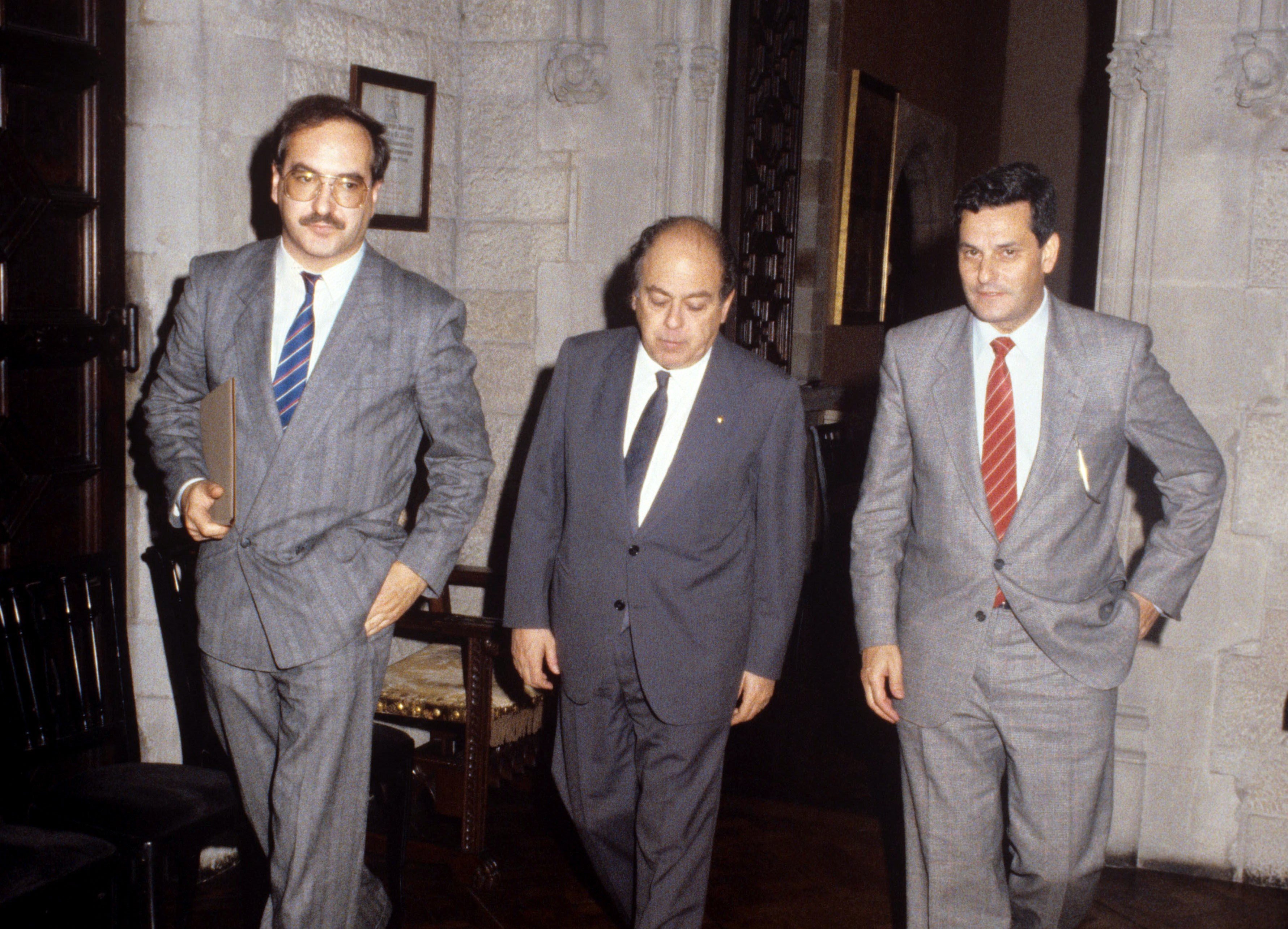 ramón pedros jordi pujol alfonso sobrado 1986   efe