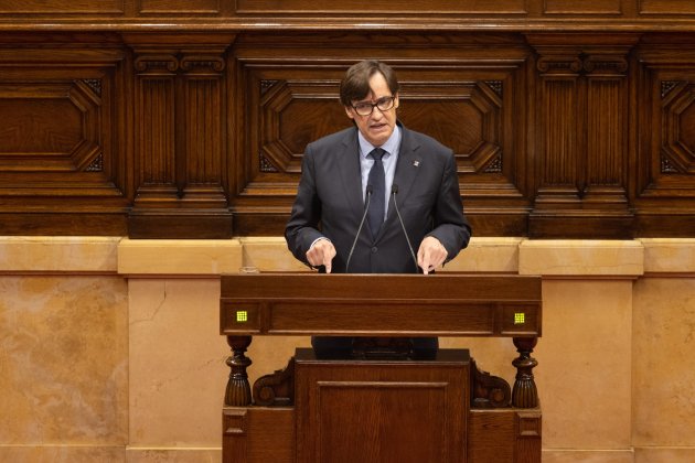 Jefe de la oposición, Salvador Illa, PSC, pleno del Parlament palitica general - Sergi alcàzar