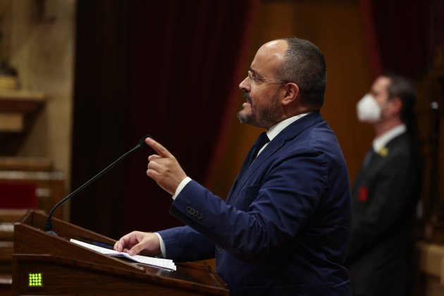 El presidente del partido popular en Catalunya, Alejandro Fernández ple del Parlament, debat política General Faristol - Sergi Alcàzar