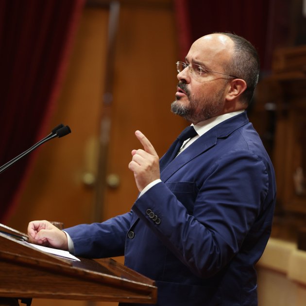 El presidente del partido popular en Catalunya, Alejandro Fernández ple del Parlament, debat política General Faristol - Sergi Alcàzar
