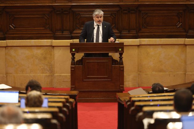 Presidente del Grupo Junts per Catalunya en el Parlamento de Catalunya, Albert Batet, ple del Parlament, debat de política general faristol - Sergi Alcàzar