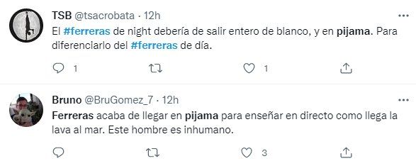 Ferreras pijama 6 twitter