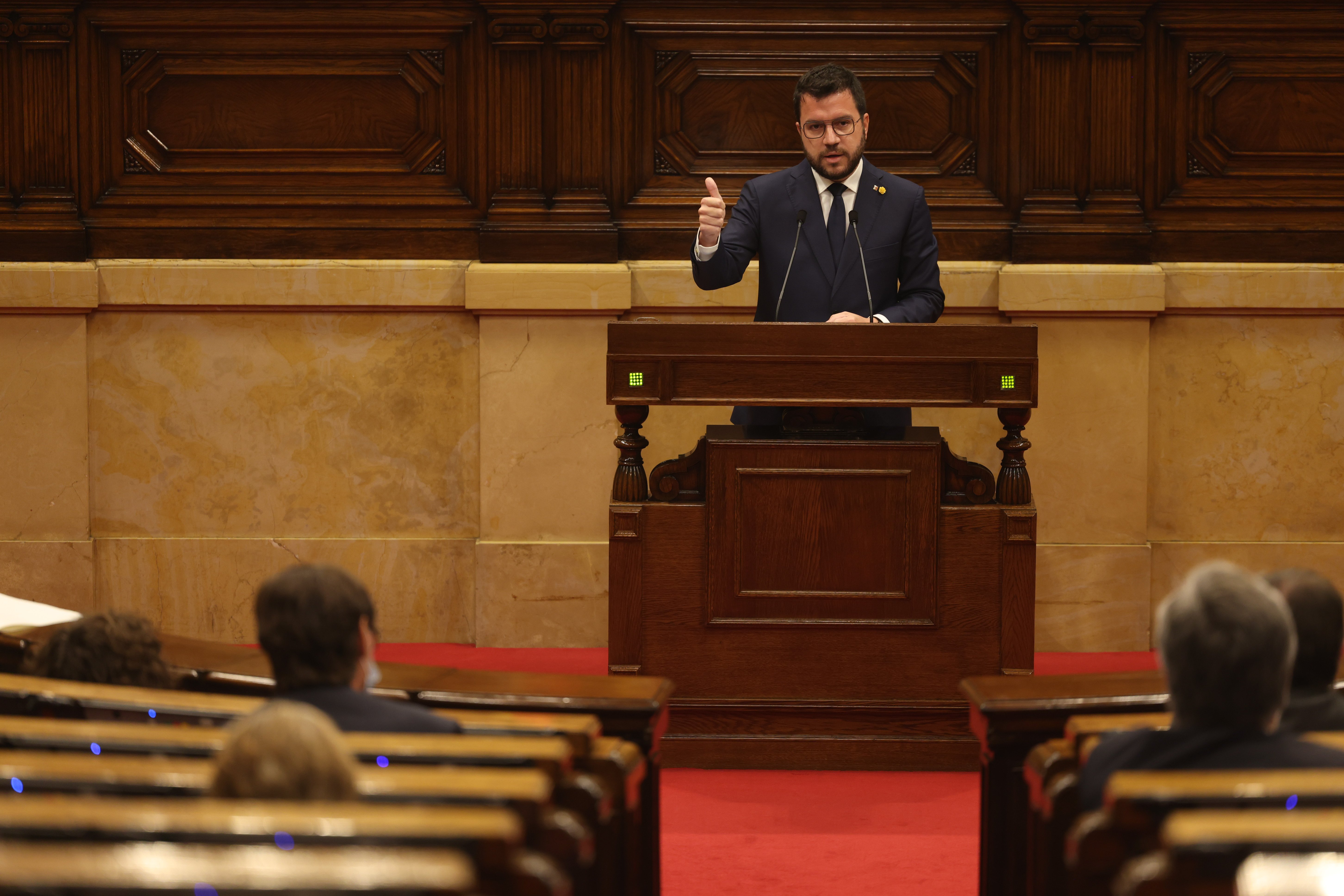 Aragonès pide generosidad a Junts y frena a la CUP