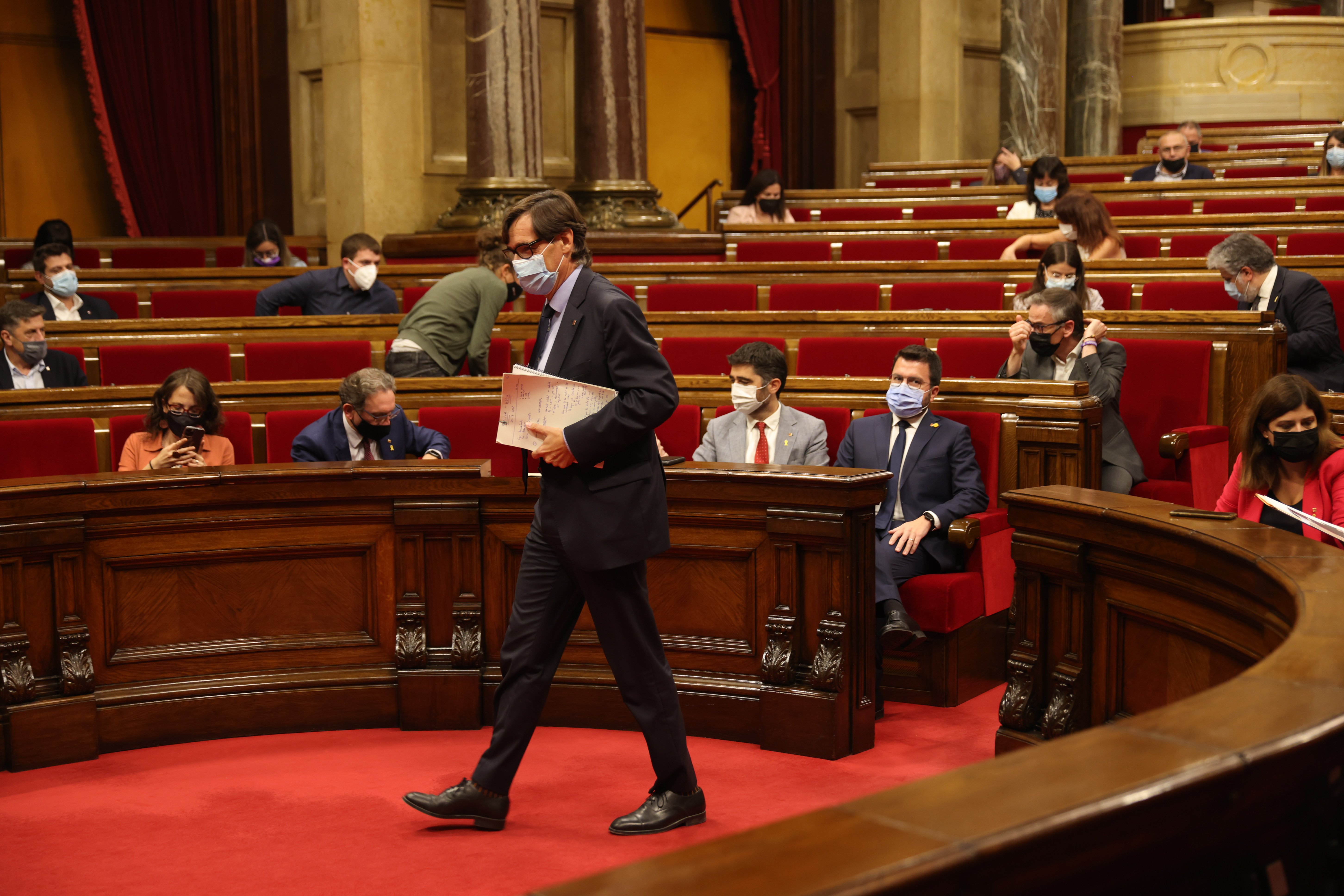 salvador illa contrareplica debate politica general parlament - sergi alcàzar