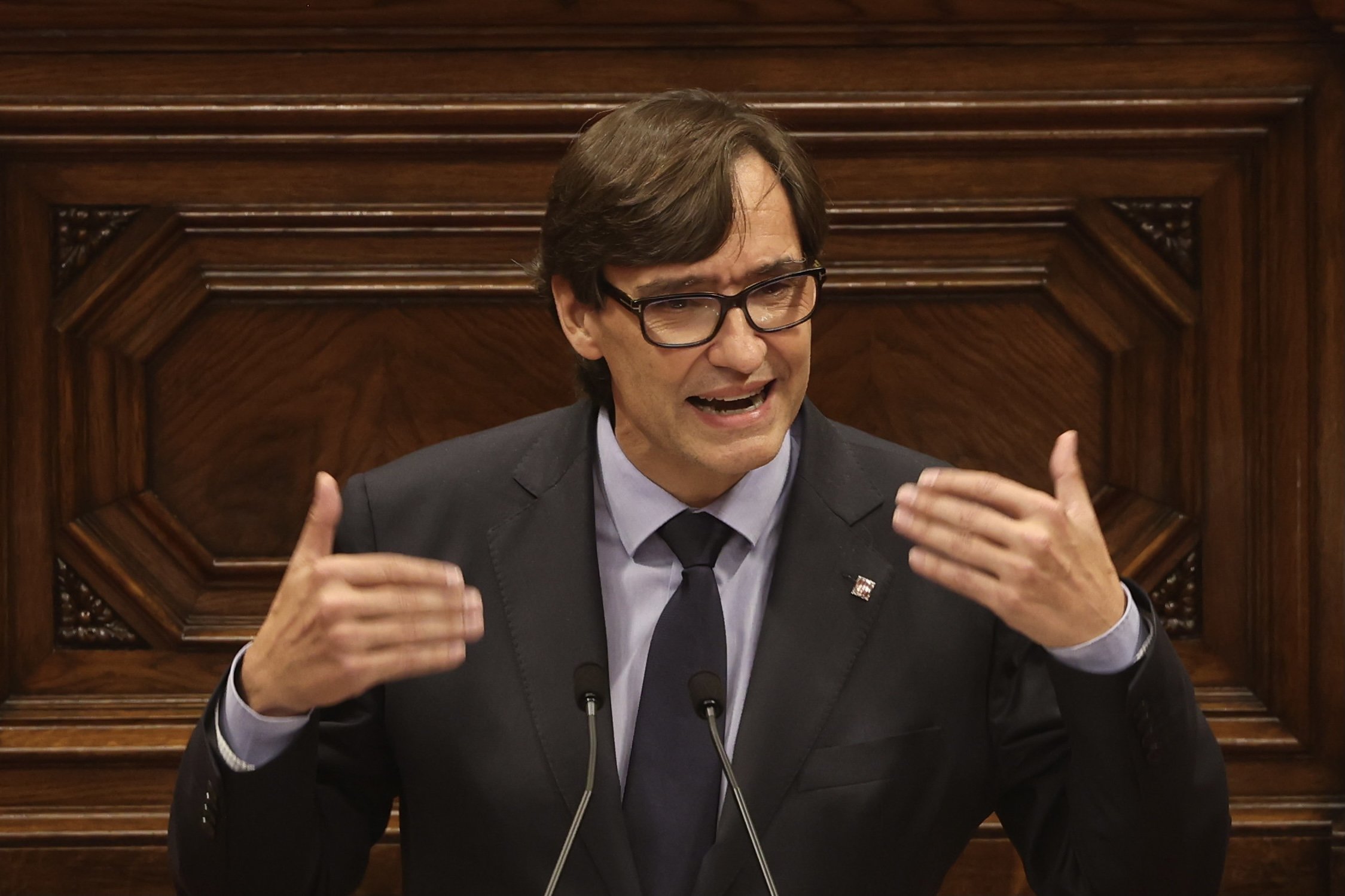 salvador illa contrareplica debate politica general parlament - sergi alcàzar