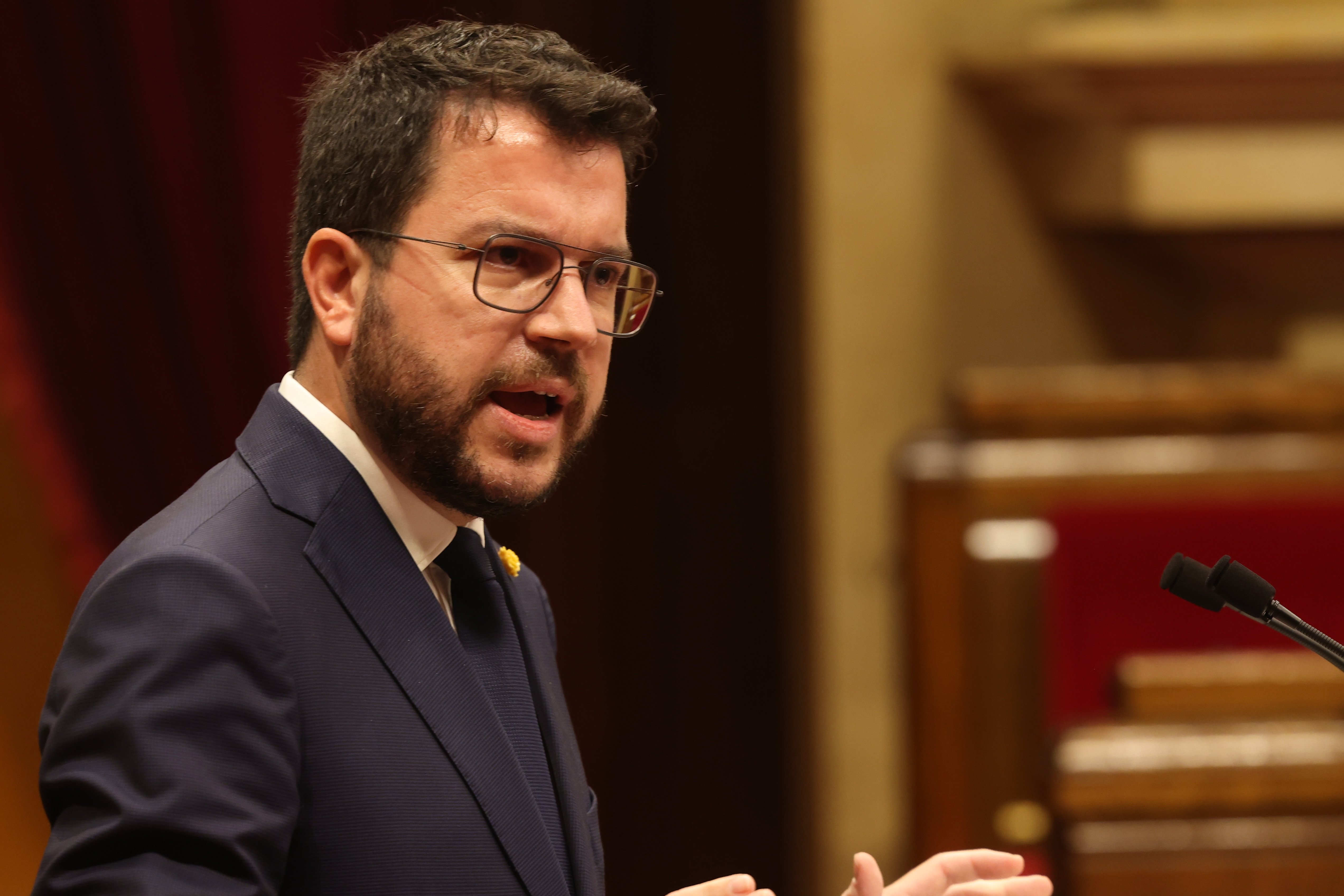 Aragonès: "El Gobierno tiene responsabilidad en la detención de Puigdemont"