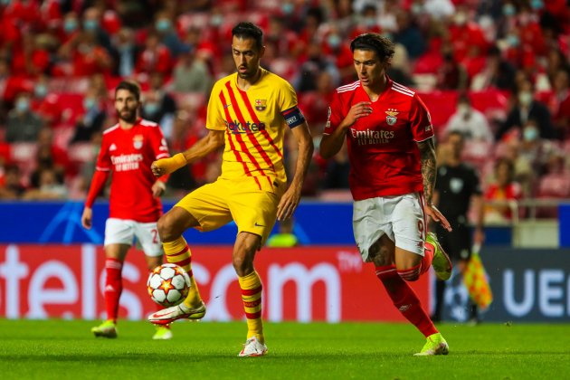 Busquets Barça Benfica FCB