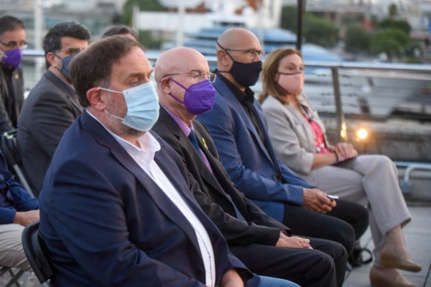 Ester Capella, Oriol Junqueras, Joan Manuel Tresserras i Raül Romeva en la Nit Irla - Marc Puig (ERC)