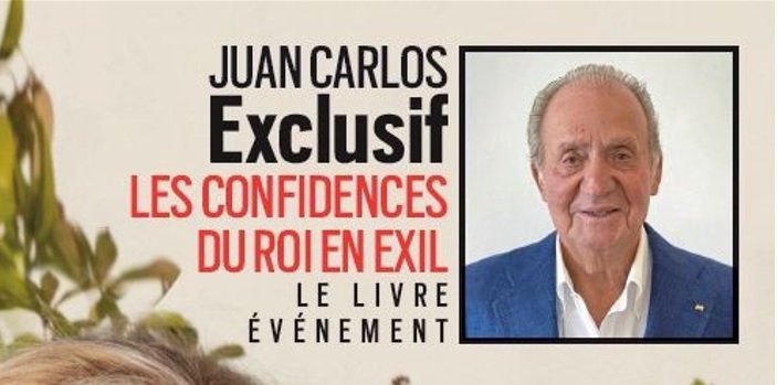 juan carlos  octubre 2021 paris match