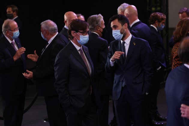 Automobile barcelona 2021, conseller de trabajo, Roger torrent, Jefe oposición Catalunya, PSC, SalVador Illa - Sergi alcàzar Automobile barcelona 2021, conseller de trabajo, Roger torrent, Jefe oposición Catalunya, PSC, SalVador Illa - Sergi alcàzar