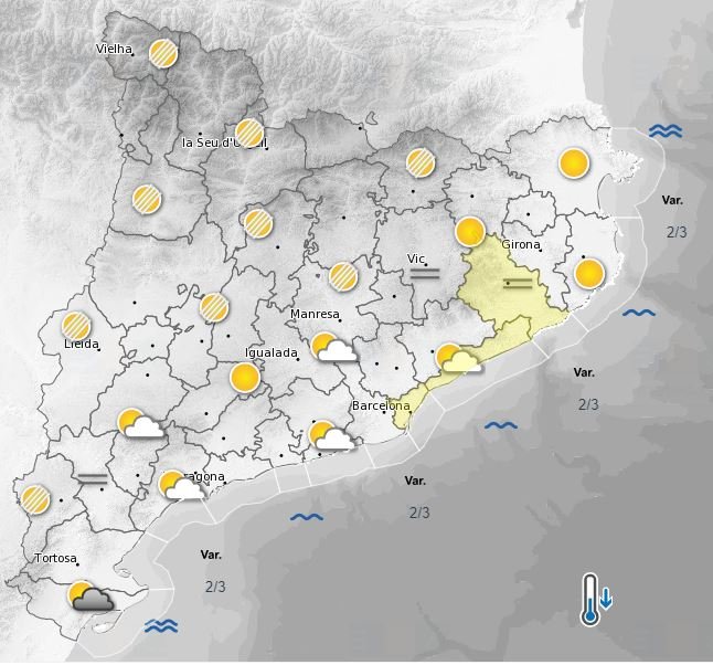 previsión meteorológica 1 octubre 2021