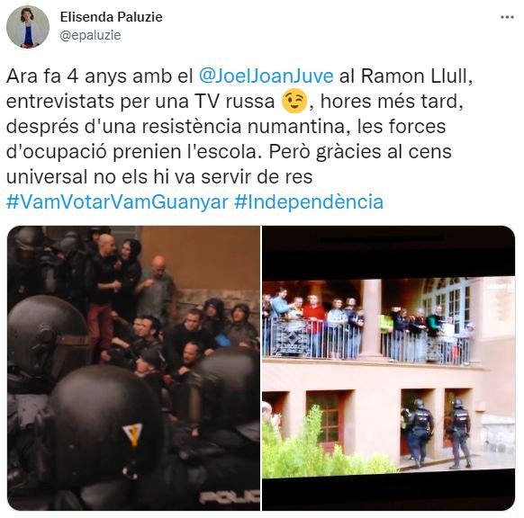 TUIT Elisenda Paluzie Aniversario 1 O