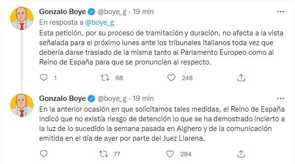 TUIT gonzalo boye hilo medidas cautelares puigdemont 2