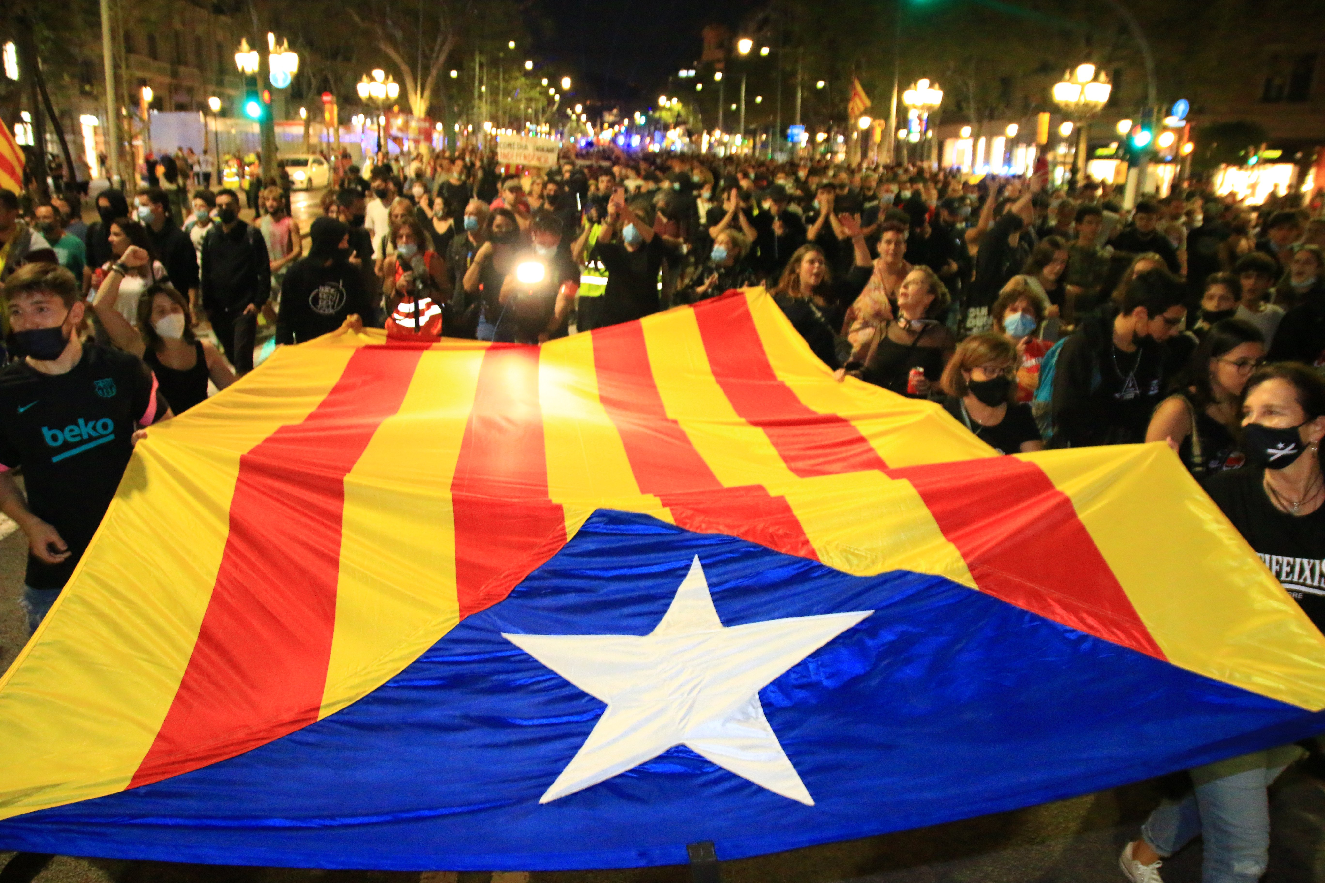 Manifestació CDR Barcelona 1 Octubre 2021 / Miquel Muñoz