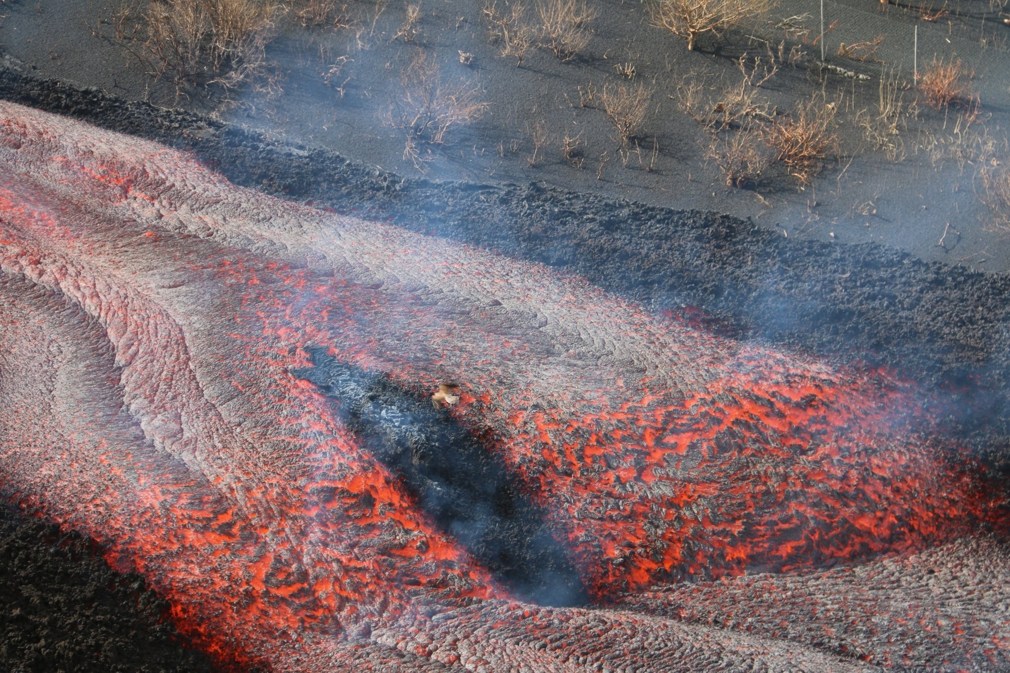 lava volcan cumbre vieja la palma  EFE/Involcán 