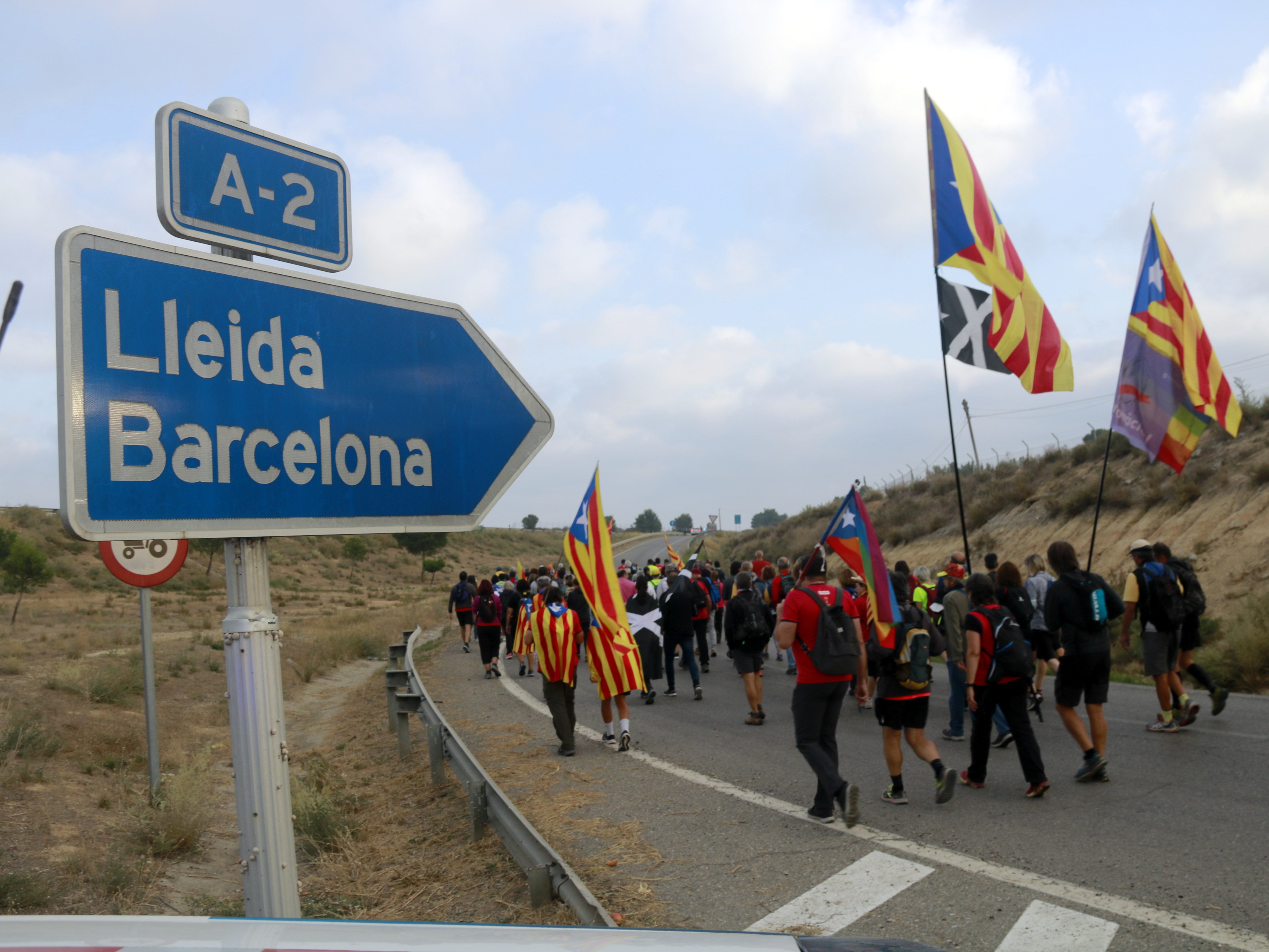 La Marxa de Ponent se dirige a la A-2
