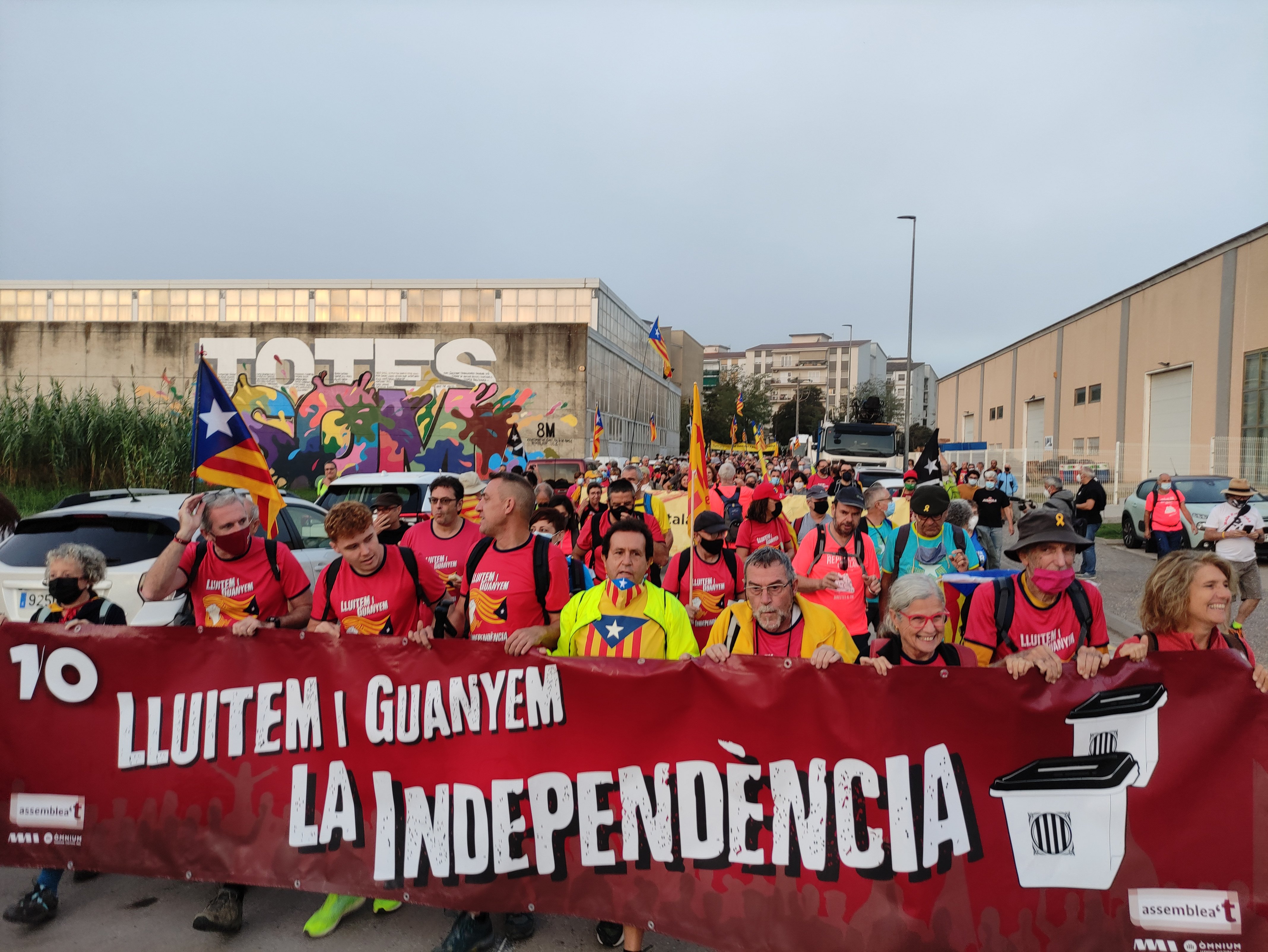 La cabecera de la Marxa Nord